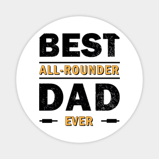 Best All-Rounder Dad Black Magnet